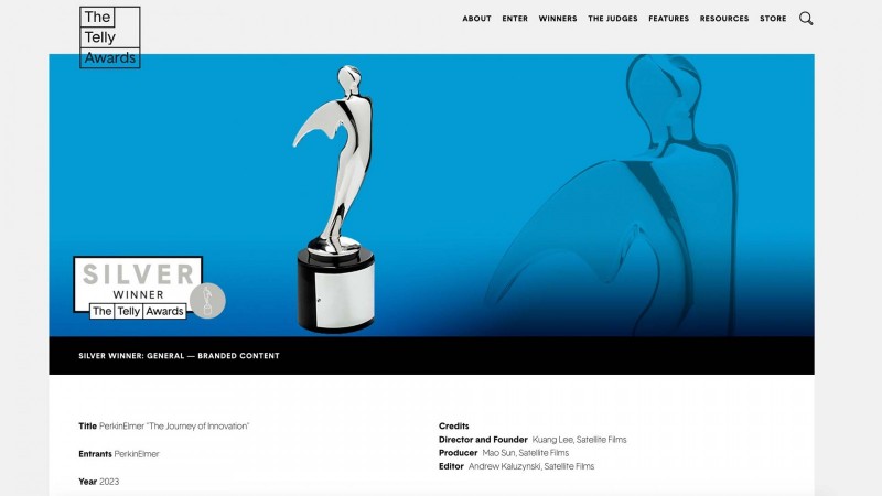 Telly Awards for Satellite Films 